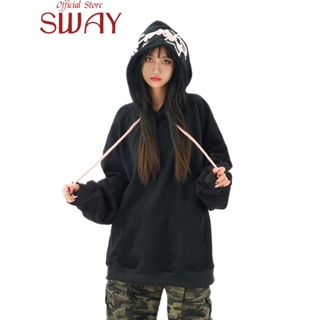 SWAY เสื้อกันหนาว เสื้อฮู้ด trendy fashionable Korean Popular WWY23912AN37Z230915