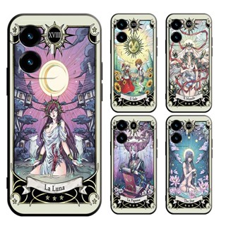 Vivo V27 V27E V25 V25E V11 V11i V15 V17 V19 NEO PRO 1804 1819 5G divine tarot cards Cartoon Phone Case For