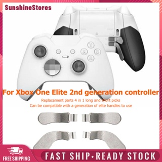 ❤Sunshinestores✪  4 In 1 ไม้พายควบคุมวิดีโอเกม ด้ามจับไร้สาย ทนทาน สําหรับ Xbox One Elite Controller