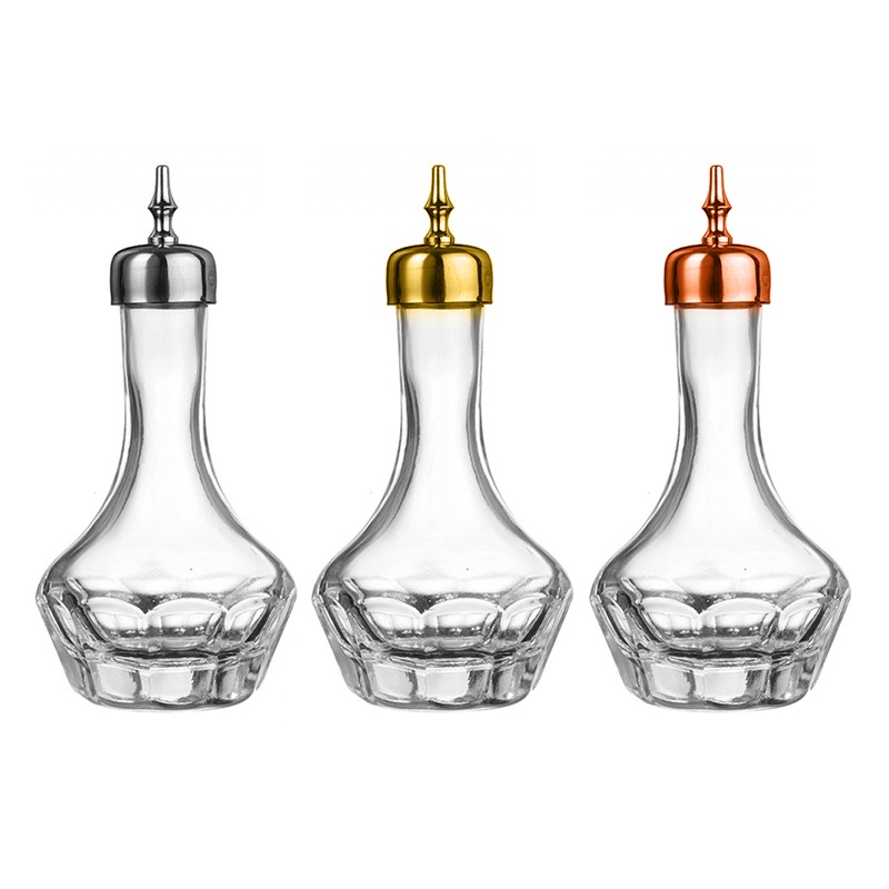 Bitters Bottle Glass Dash Bottle with Dasher Top Professional Bar Tool for Cocktail Great for Bartender Home Bar