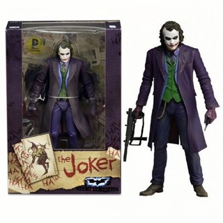 โมเดลฟิกเกอร์ NECA Joker The Dark Knight Heath Ledger ขนาด 45 ซม. ของเล่นสะสม สําหรับเด็ก