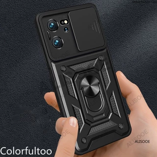 Xiaomi 13T Pro 5Gเคสโทรศัพท์สําหรับXiaomi 13T Pro 13TPro 13 T 13Pro 13Lite Mi13 5Gเกราะกันกระแทกปลอกหรูหราสไลด์กล้องเลนส์ป้องกันฮาร์ดปกหลังกรณี