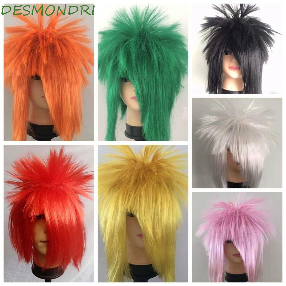 Desmondri วิกผมคอสเพลย์ รูปตัวตลก สไตล์พังก์ สําหรับปาร์ตี้ฮาโลวีน งานเต้นรํา