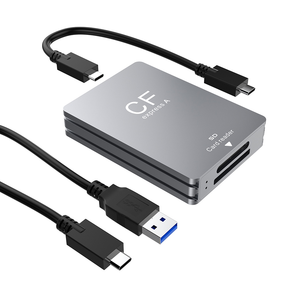 Cfexpress อะแดปเตอร์การ์ดรีดเดอร์ Type B Type A USB3.2 Gen2 10Gbps Type C SD