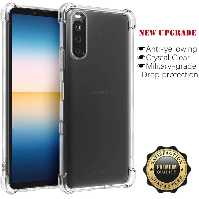 【คริสตัลใส】เคสเจลลี่นิ่ม แบบใส กันรอยขีดข่วน สําหรับ Sony Xperia 10 III SO-52B SOG04 XQ-BT52 A102SO