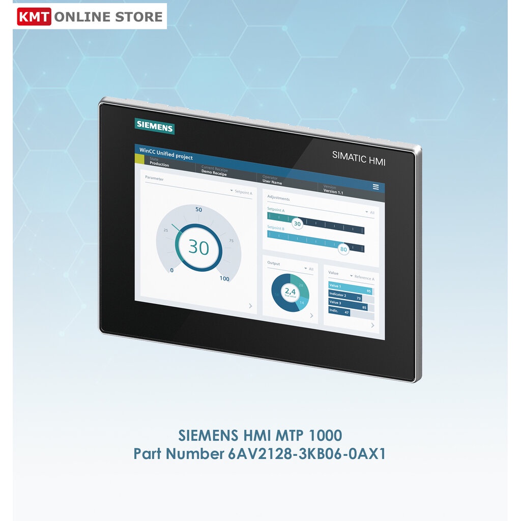 SIEMENS HMI MTP1000 หน้าจอทัชสกรีนขนาด 10 นิ้ว