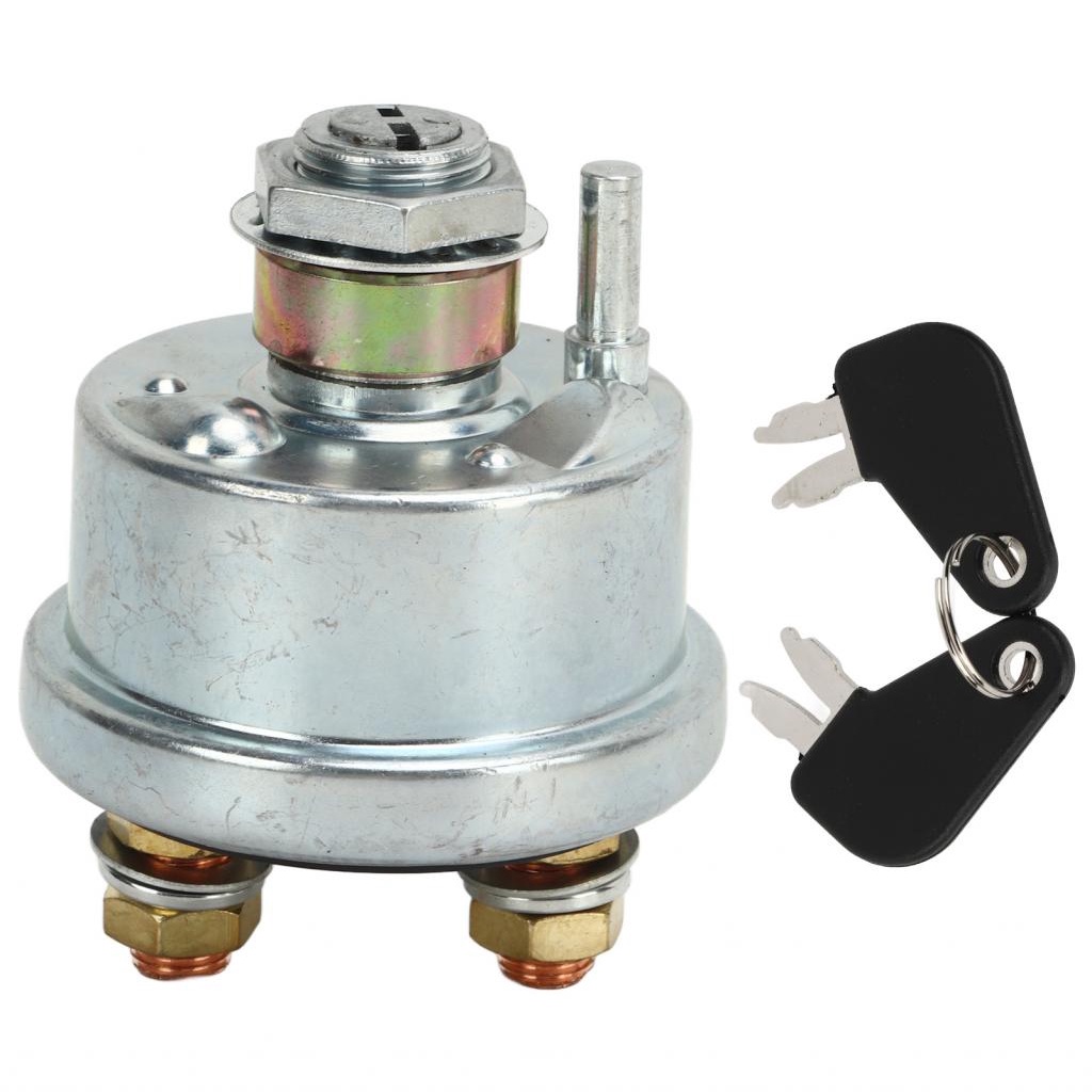 สวิทช์จุดระเบิดตัดการเชื่อมต่อหลักใช้งานง่าย ริ้วรอย 7N0718 กุญแจทนทานพร้อม 2 ปุ่มสําหรับรถขุด 215 3