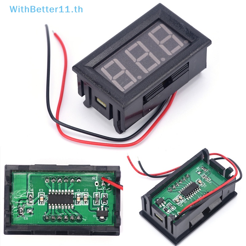 Better เครื่องทดสอบแรงดันไฟฟ้าดิจิทัล DC 0-30V สีแดง สําหรับรถยนต์ LW SZUS
