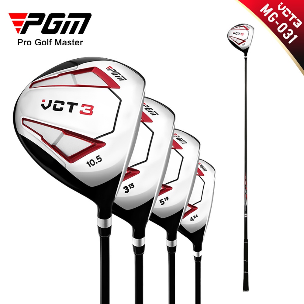 PGM MG031 Driver ไดรเวอร์สำหรับผู้ชาย มือขวา พร้อมไฮบริดและเสาร์ไม้