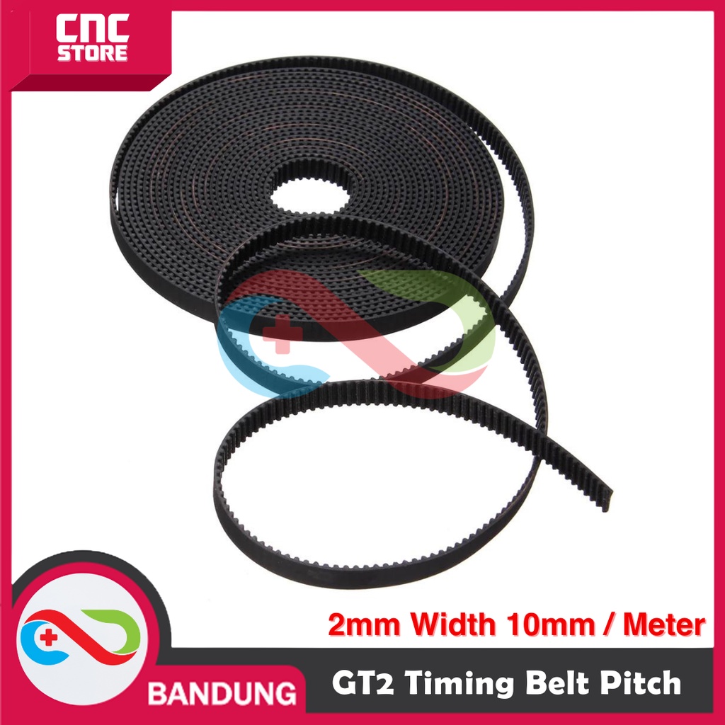 GT2 TIMING BELT PITCH 2MM WIDTH 10MM ต่อเมตร