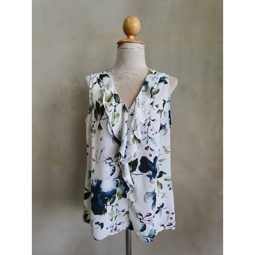 FF04322 เสื้อแขนกุด มือสอง แบรนด์ dex the suit shop new york อก 40 นิ้ว