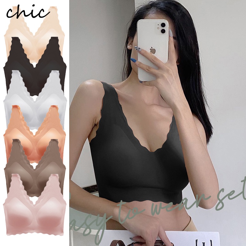 【พร้อมส่ง】ชุดชั้นใน เสื้อชั้นใน ผ้าเรยอน คุณภาพสูง สําหรับผู้หญิง