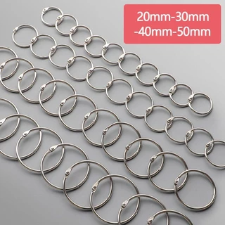 Rose Binder แหวน,โลหะอุปกรณ์สํานักงาน Loose-leaf แหวนคลิป,ทนทาน 20/30/40/50 มม.เงิน/Rose Gold Binding คลิปอัลบั้ม