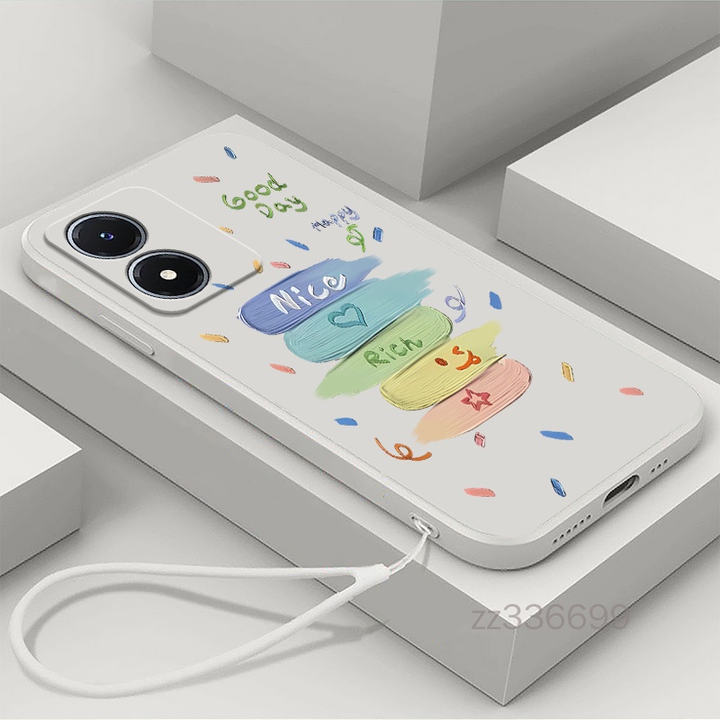 เคส OPPO A60 A78 5G OPPO A58 4G OPPO A78 4G OPPO A98 OPPO A38 A18 เคสโทรศัพท์ ซิลิโคน ขอบตรง ลาย NIC