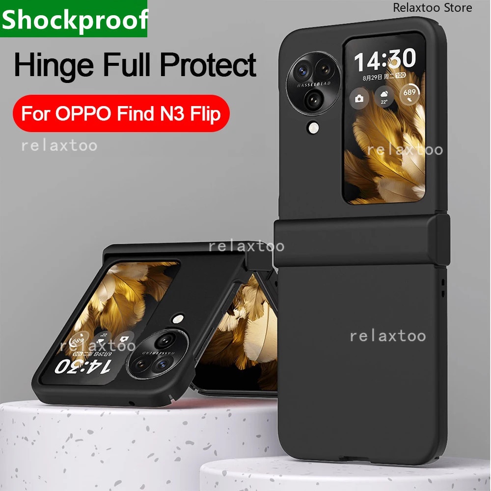 เคสโทรศัพท์แบบแข็ง ฝาพับ กันกระแทก กันรอยเลนส์กล้อง สําหรับ Oppo Find N3 Flip FindN3 Flip N3Flip FindN3Flip 5G PHT110 CPH2519