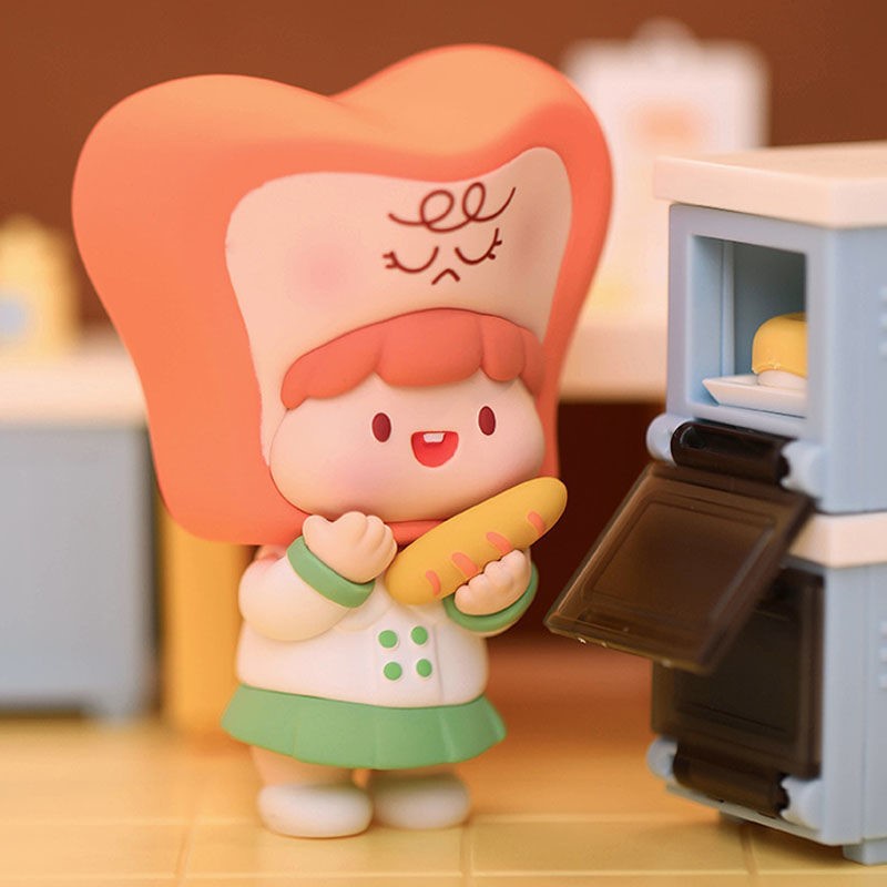 FUNISM RORO JUMP Dessert Ville Blind Box เมืองของหวาน กล่องตาบอด สไตล์ที่เลือกได้ น่ารักตุ๊กตา ของเล่น