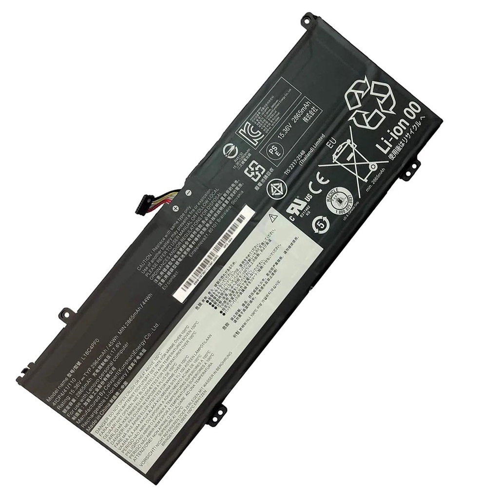 แบตเตอรี่แล็ปท็อป L18C4PF0 L18M4PF0 L18D4PF0 5B10S73499 5B10S73501  Lenovo ThinkBook 13S-IML 14S-IML