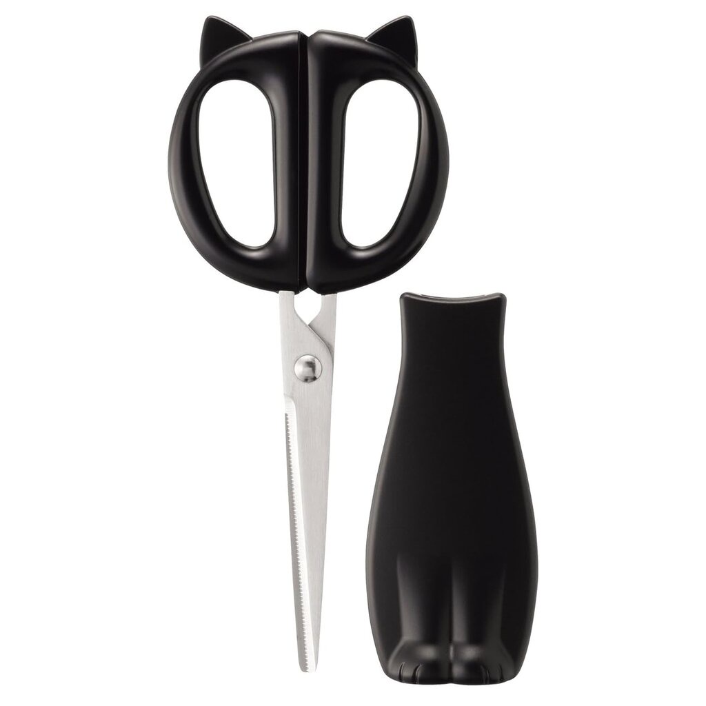 กรรไกรสำหรับใช้ในครัวลายน้องแมวสุดคิ้วท์ Kai Nyammy Cat kitchen scissors