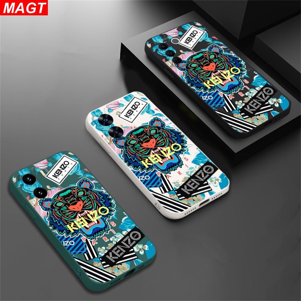 เคสโทรศัพท์มือถือ ลายหัวเสือ สําหรับ VIVO V27E V25E V23E V21E IQOO Z7X Y11 Y12 Y15 Y17 Y20S Y20i Y12