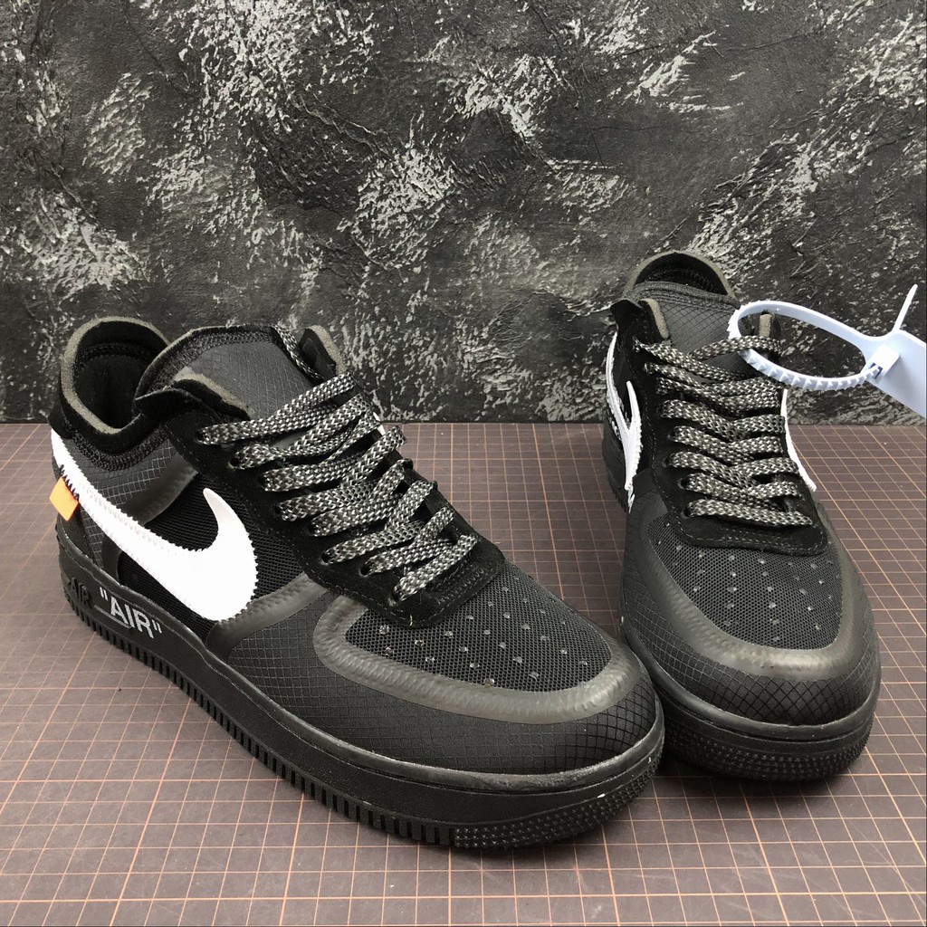 OFF-WHITE X NIKE AIR FORCE 1 LOW BLACK