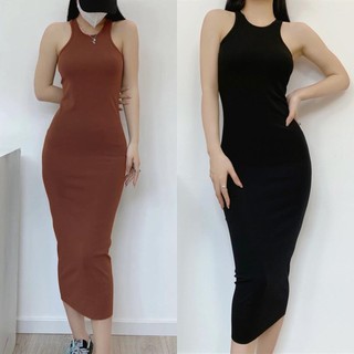 Mira Racerback Dress Cotton Knitted Fit XS to Medium Size Racer back Bodycon Dress For Girls