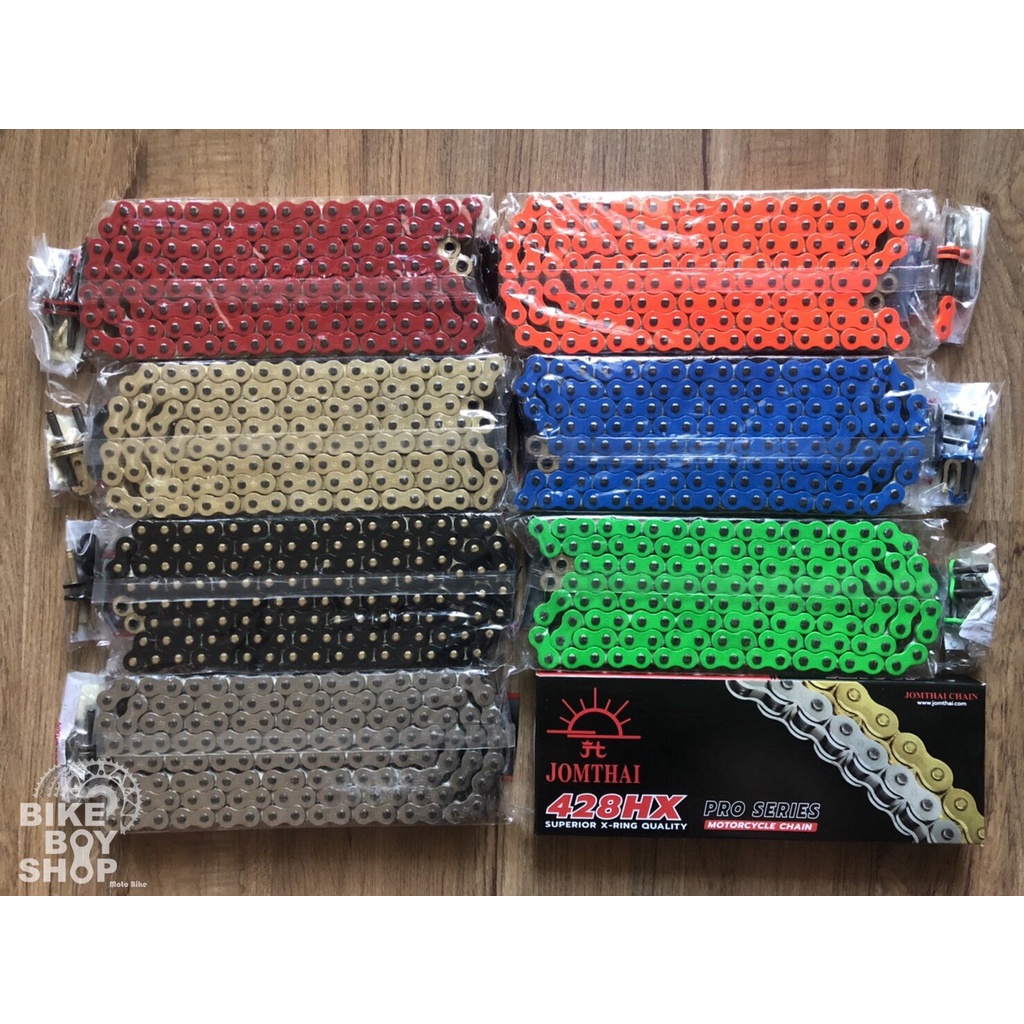 โซ่จอมไทย 428 x-ring Jomthai ตราพระอาทิตย์