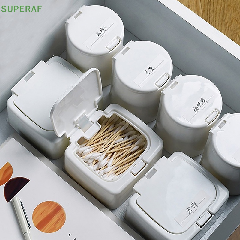 SUPERAF ประเภทหน้าต่างกล่องเก็บกล่องผ้าฝ้ายวัตถุขนาดเล็กการจําแนกลิ้นชักกล่องเก็บผ้าฝ้าย Organizer HOT