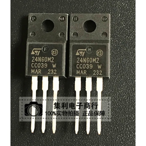 10 ชิ้น/ล็อต 24N60M2 STF24N60M2 STP24N60M2 TO-220F 24A 600V นําเข้ารับประกันคุณภาพใหม่