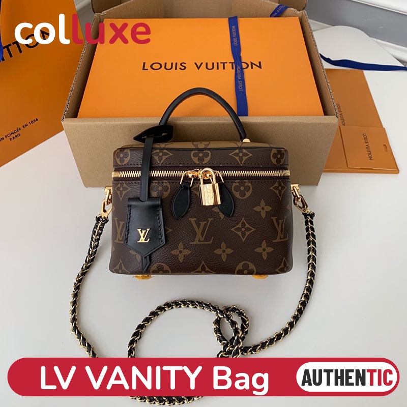 แบรนด์ใหม่และเป็นของแท้/หลุยส์วิตตอง Louis Vuitton LV SVANITY Small Bag กระเป๋าถือ/สะพาย M45165