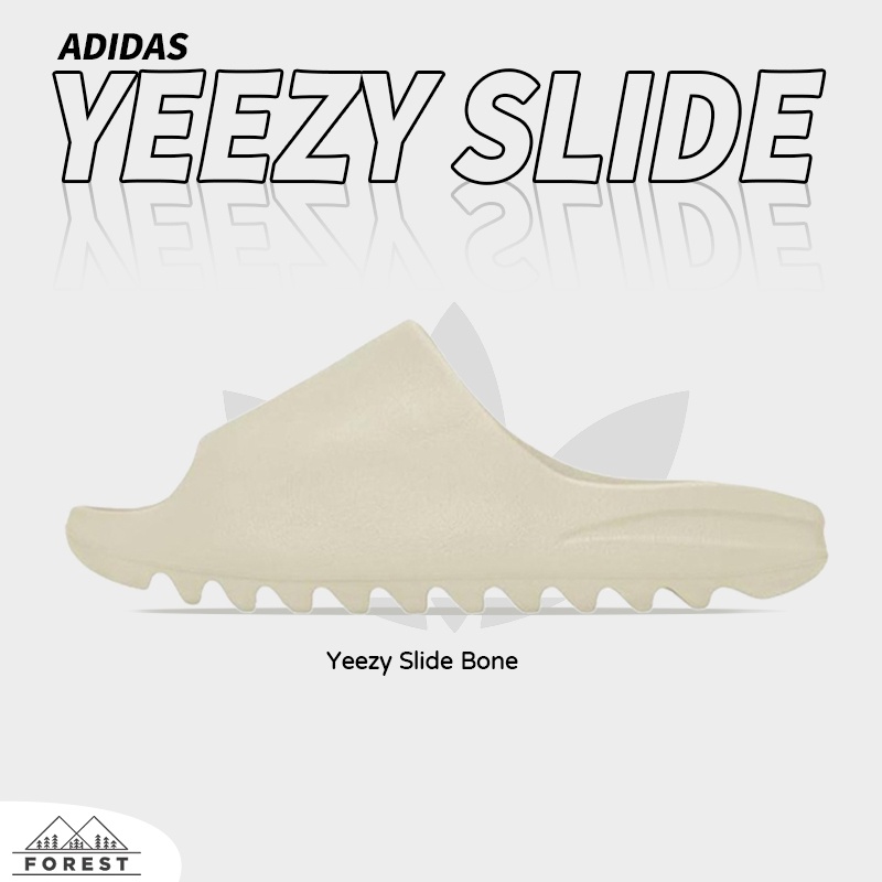 ของแท้100% Adidas Yeezy Slide รองเท้าแตะ Yeezy สี Bone , Glow Green , Onyx , Resin , Flaxรองเท้าแตะ
