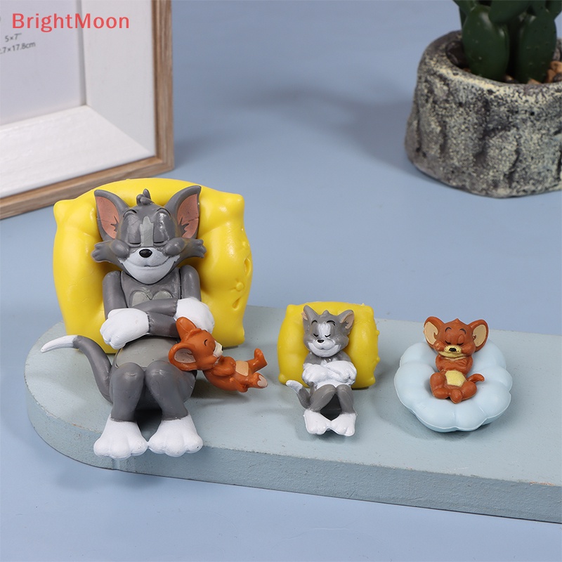 Brightmoon หมอนตุ๊กตา รูปการ์ตูน Tom And Jerry น่ารัก สําหรับตกแต่งโต๊ะ รถยนต์