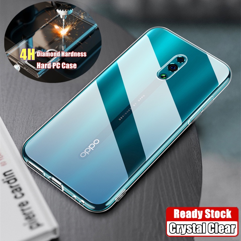 เคสอะคริลิคแข็ง ป้องกันรอยขีดข่วน สีเหลือง สําหรับ OPPO K3 Realme X RMX1901 RMX1903 CPH1955