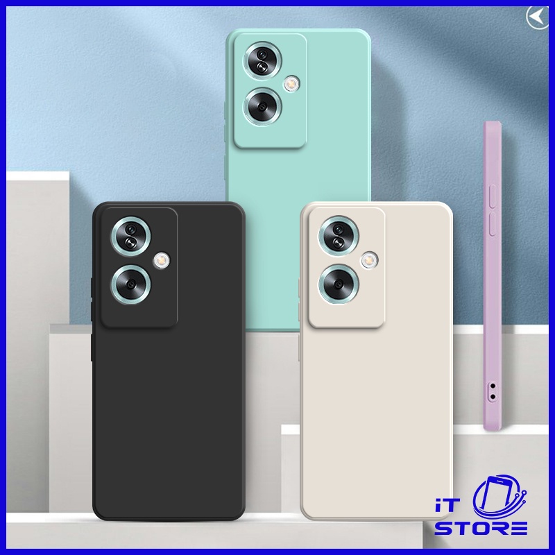เคส OPPO A79 5G A78 A77 5G A74 5G A96 A76 A98 5G Straight Sided Silicone Case 2C-YT