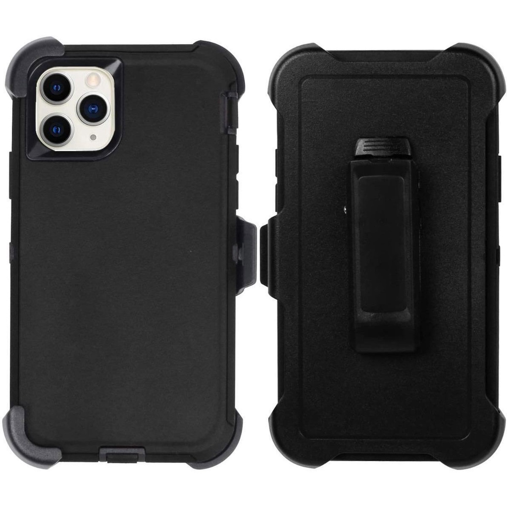 OTTERBOX เคสโทรศัพท์มือถือ พร้อมคลิปหนีบเข็มขัด สีดํา สําหรับ iPhone 15 14 13 12 11 Pro Max 15 14 7 8 Plus XR X XS Max 12 13 Mini