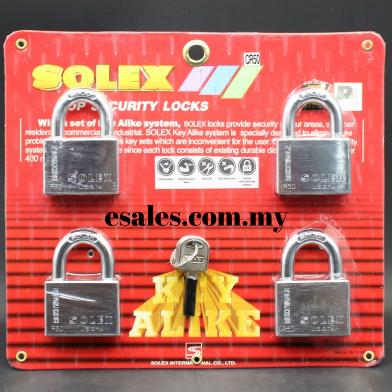 กุญแจ SOLEX R50-CR-KA04