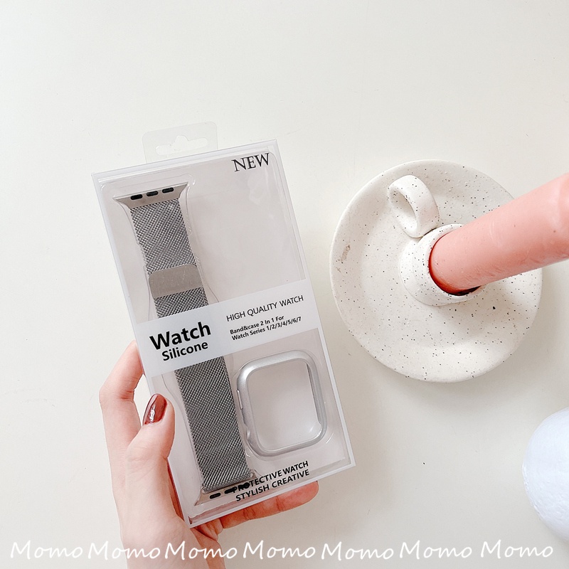 สายนาฬิกาข้อมือ เหล็กสเตนเลส สําหรับ iWatch Series 9 Ultra 8 7 Band 45 มม. 41 มม. 42 มม. 40 มม. 44 มม. Watch Series 6 3 4 5 SE 6 Milanese