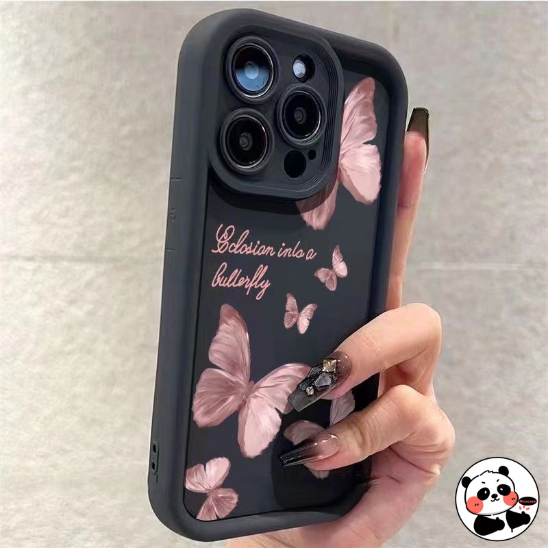 Y2k เคสโทรศัพท์มือถือแบบนิ่ม TPU ลายการ์ตูนผีเสื้อ หัวใจ โบว์น่ารัก สําหรับ Samsung Galaxy A53 A54 A