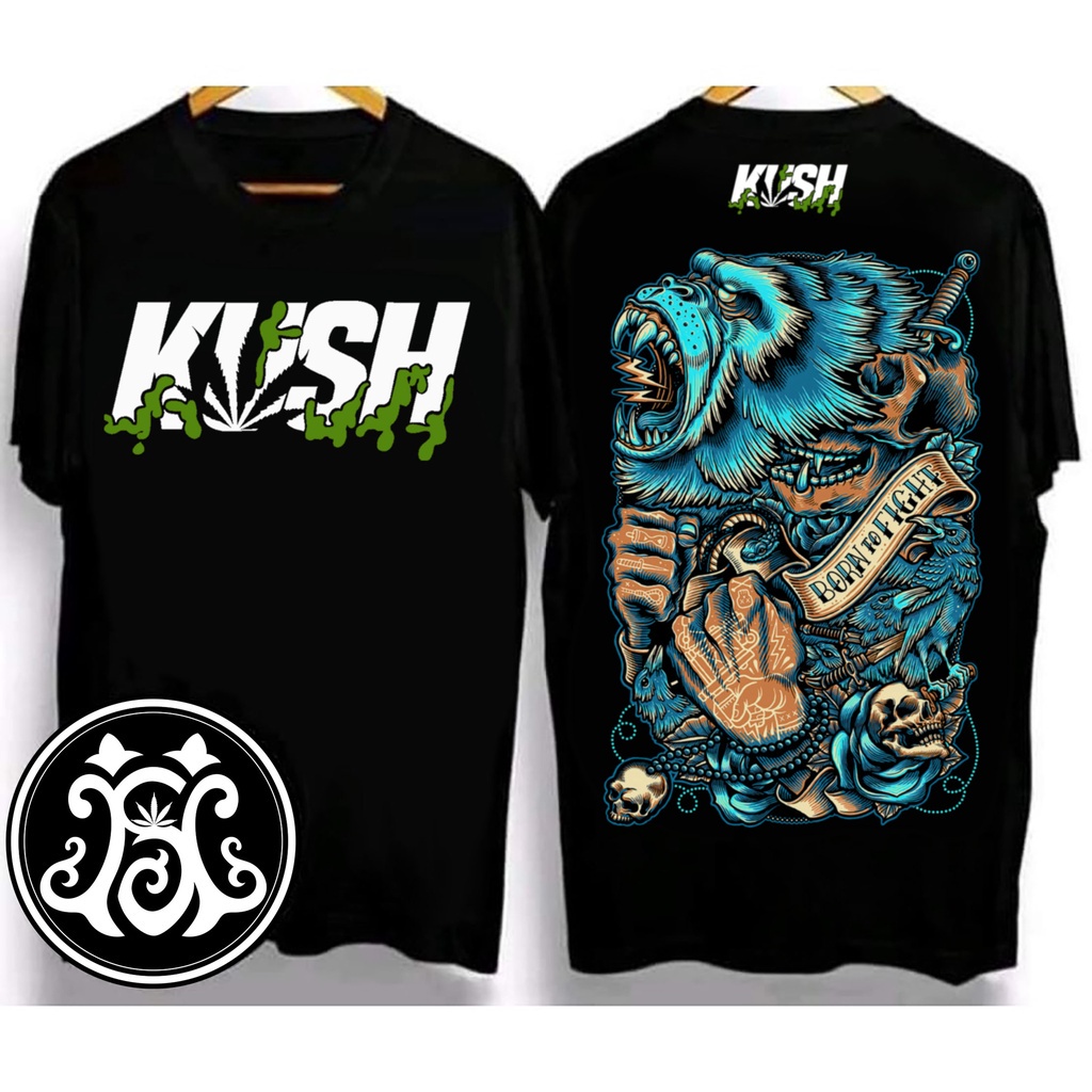 【ใหม่】KUSH DESIGN V1 NEW  Fashion Trending shirt trendy unisex oversized Cash on delivery supported