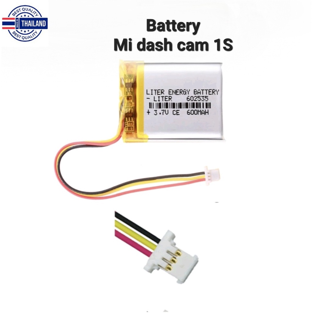 Mi dash cam 1s 582535 602535 600mAh 3.7V battery car camera battery battery replacement 1 month warranty fast delivery