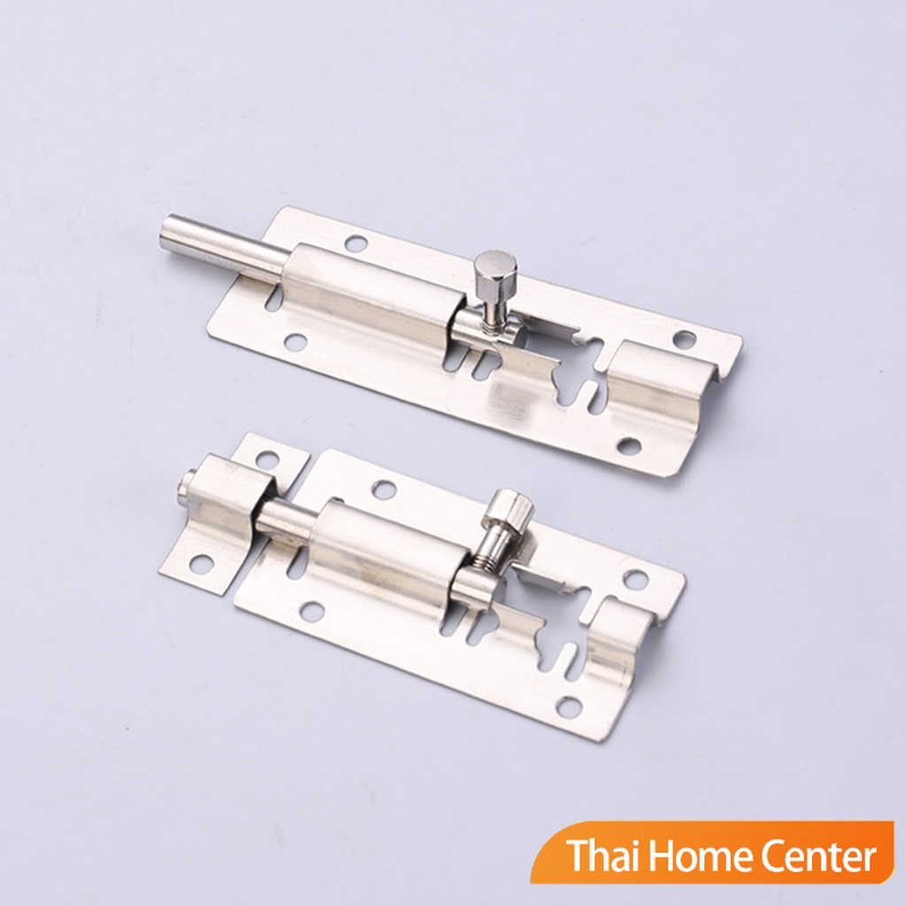 กลอนสแตนเลสโซโล 3 นิ้ว 4 นิ้ว กลอนหน้าต่าง กลอนประตู ล็อคประตู door latch