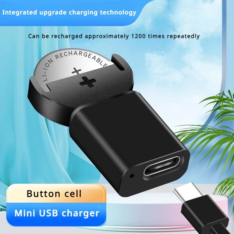 ที่ชาร์จแบตเตอรี่ลิเธียม Type-C สําหรับแบตเตอรี่ LIR2032 LIR1632 LIR2025 LIR2016 LIR2032H