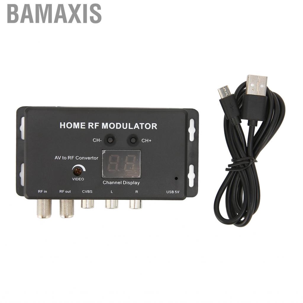 Bamaxis M70RV TV Link Modulator PAL/NTSC AV To RF Converter For Source Set Top Box T