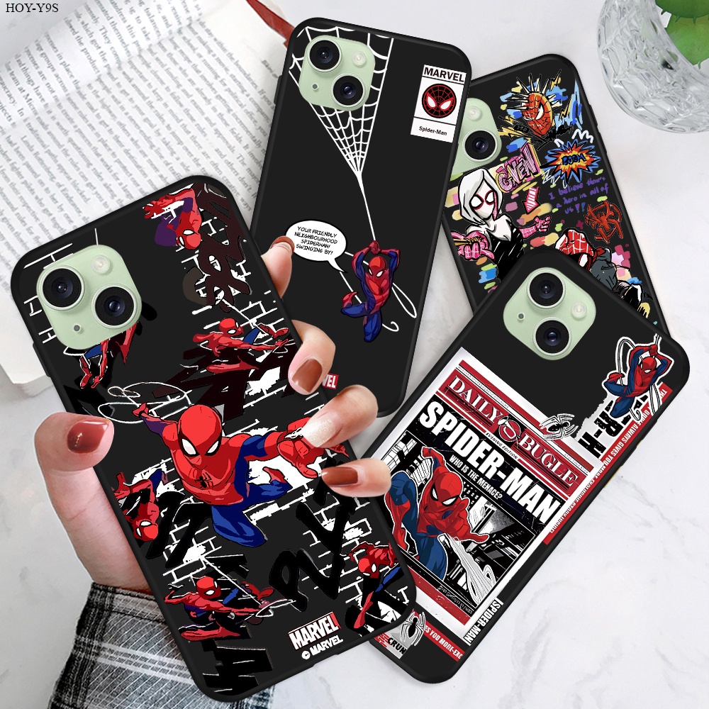 Huawei Y9S Y9 Y6 Y5 Prime 2018 Pro 2019 เคสหัวเว่ย สำหรับ Case Interesting Spider Hero เคสโทรศัพท์ TPU Cover