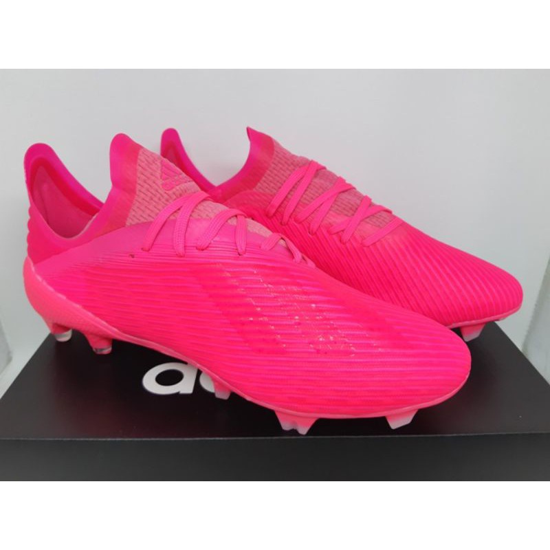 Adidas X 19.1 Shock รองเท้าฟุตบอลสีชมพู สันทนาการ