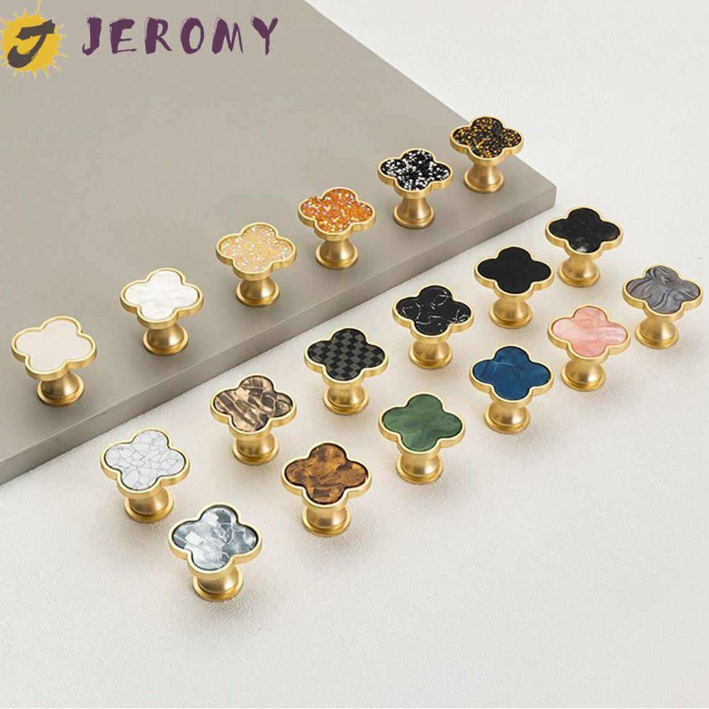 Jeromy มือจับประตู โลหะผสมสังกะสี สไตล์โมเดิร์น สร้างสรรค์ หลากสี สําหรับลิ้นชัก เฟอร์นิเจอร์