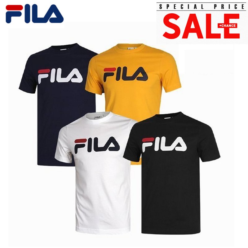 [Fila] เสื้อยืด ลายโลโก้ Fila Linear 4 สี 2024