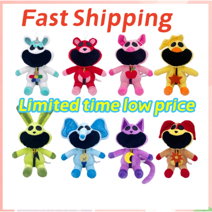🎀BCT Catnap ตุ๊กตา Poppy Playtime 3 Doll Smiling Critters Plush Toys ตุ๊กตา CapeCuffles ยิ้มแมวตุ๊กตาของเล่นแมวจำลองของขวัญวันเกิดสำหรับเด็กของขวัญปีใหม่