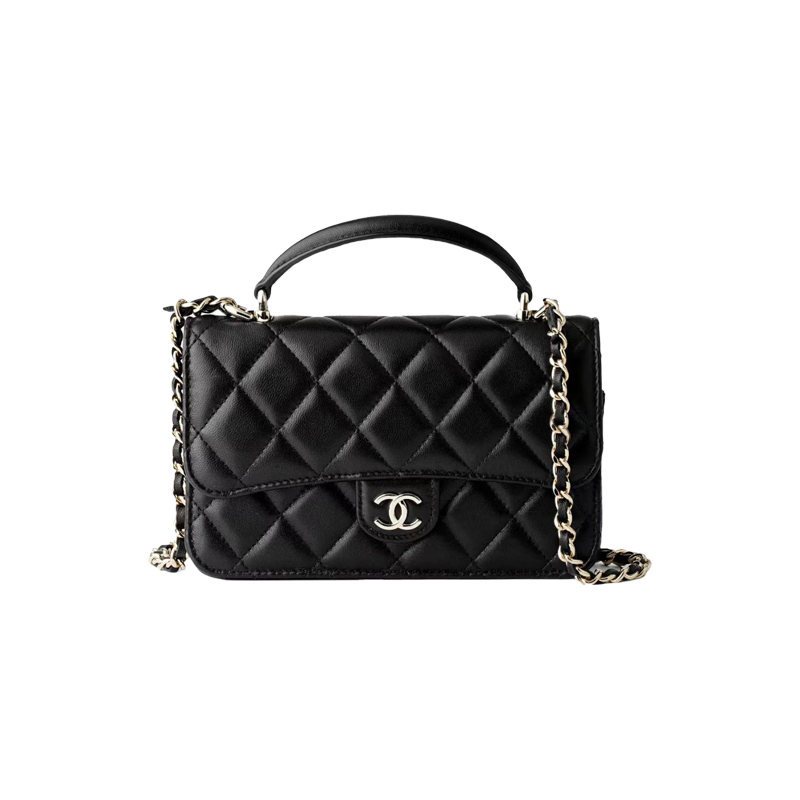 Chanel/23B/WOC/กระเป๋าโซ่/กระเป๋าถือ/กระเป๋าสะพาย/ของแท้ 100%