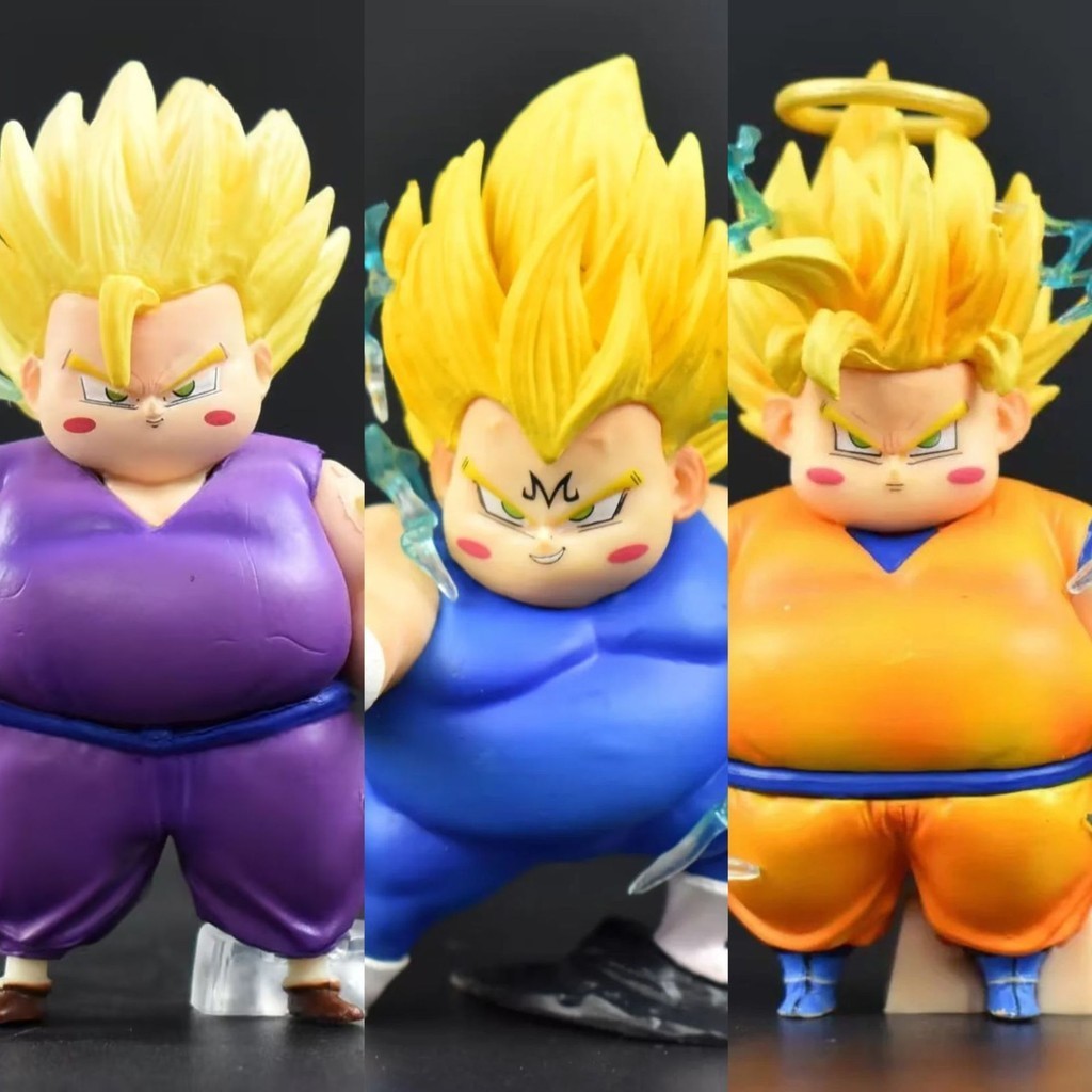 ฟิกเกอร์ รูป Dragon Ball Son Goku Fat Series GK Super Er Goku Fat Man Goku Vegeta สําหรับตกแต่ง