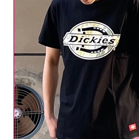 👕 【NEW】 Dickies Logo เสื้อยืดลําลองสําหรับผู้ชายผ้าฝ้ายแขนสั้นคอกลมพิมพ์ลาย 8899 เสื้อยืดสตรี